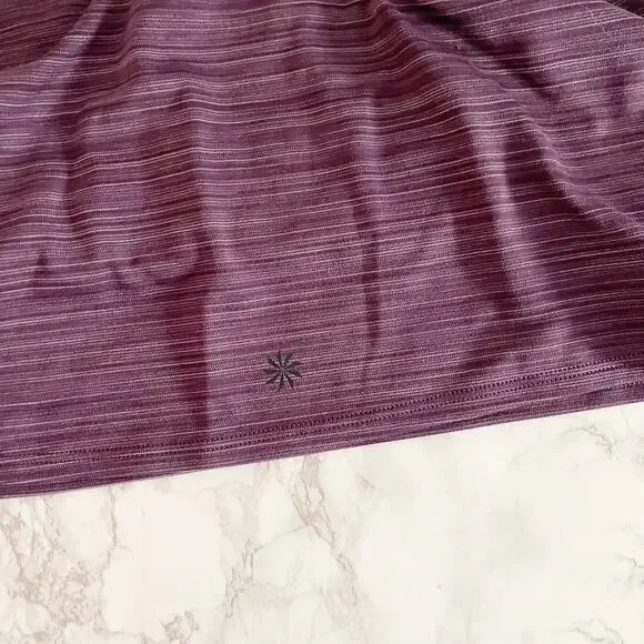ATHLETA Conscious Space Dye Crop Bra Purple Small S - Picture 7 of 8